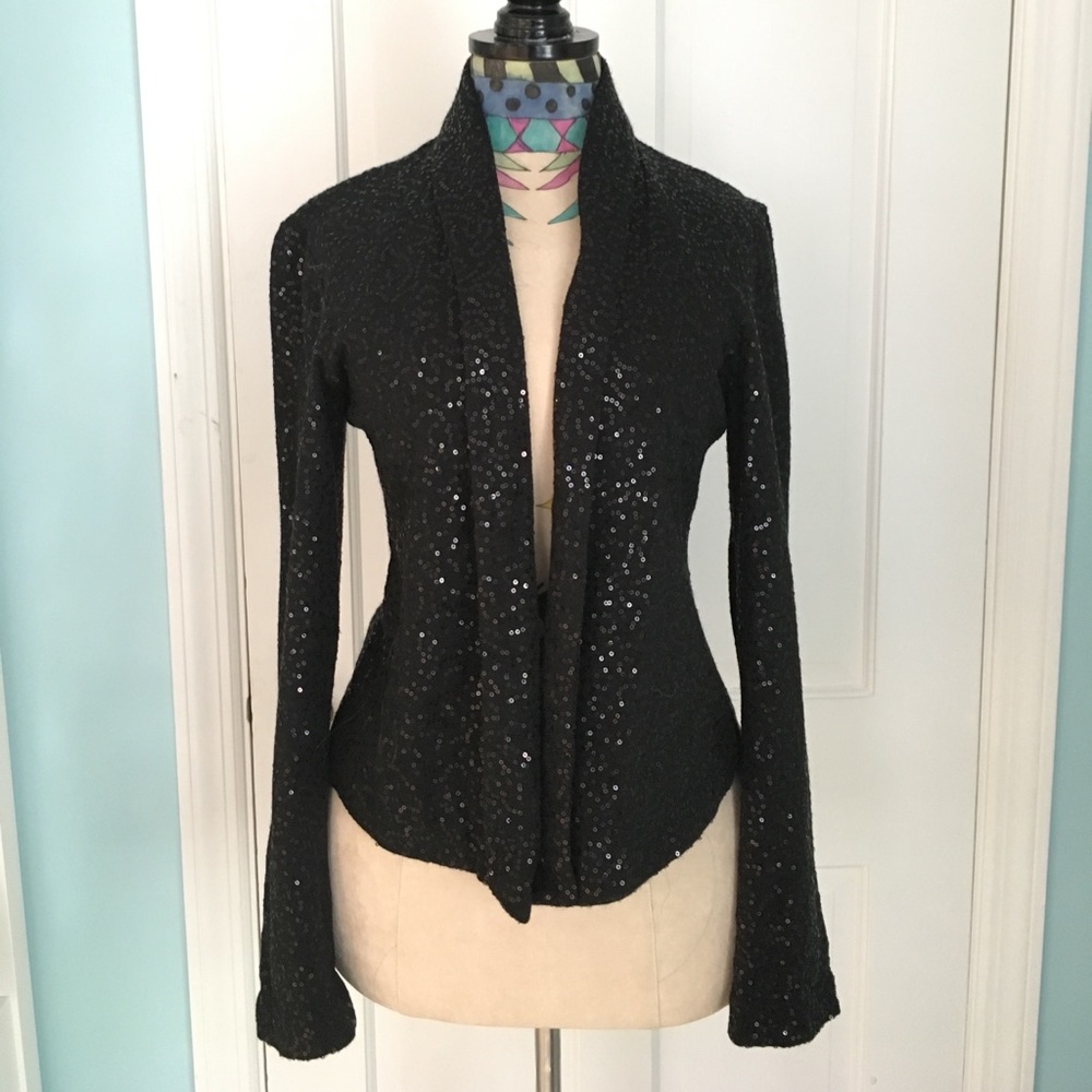 Joan Vass sequined blazer
