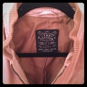 Zara Genuine Leather Jacket