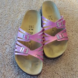 Birkenstock Pink Metallic Betula