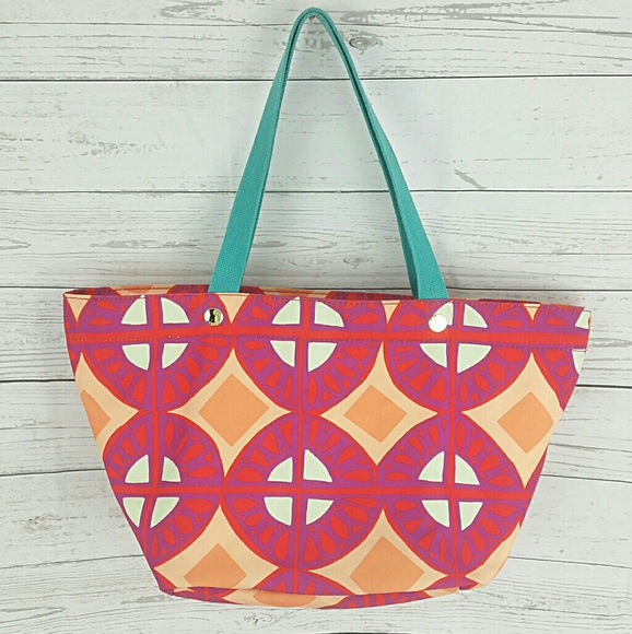 Fossil Handbags - Fossil tote small pvc zips EUC 18 x 10"