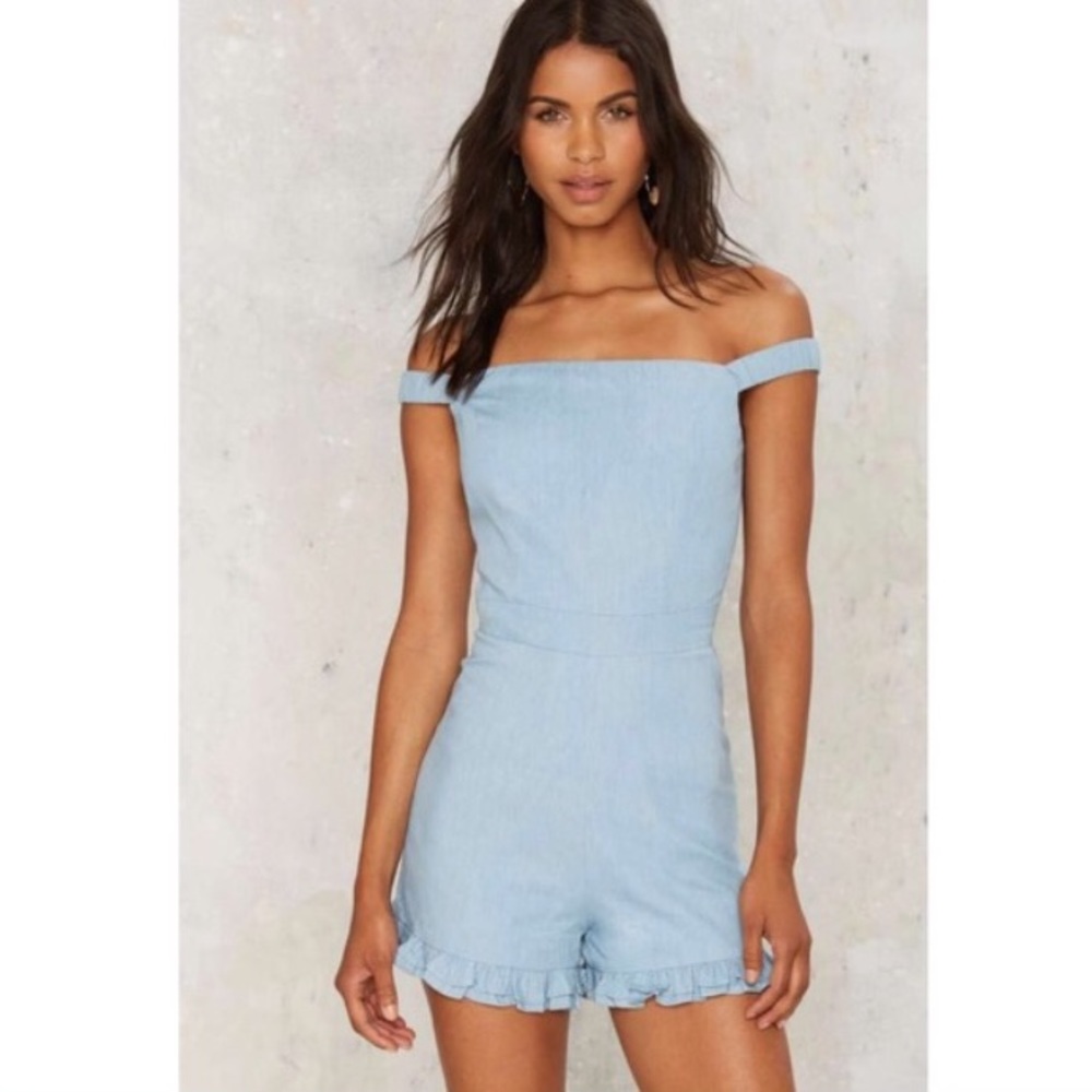Nasty Gal Off The Shoulder Romper