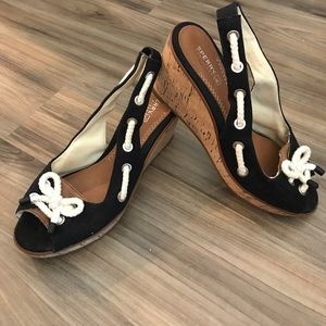 Sperry Wedge Sling back Shoes