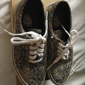 RARE paisley print vans
