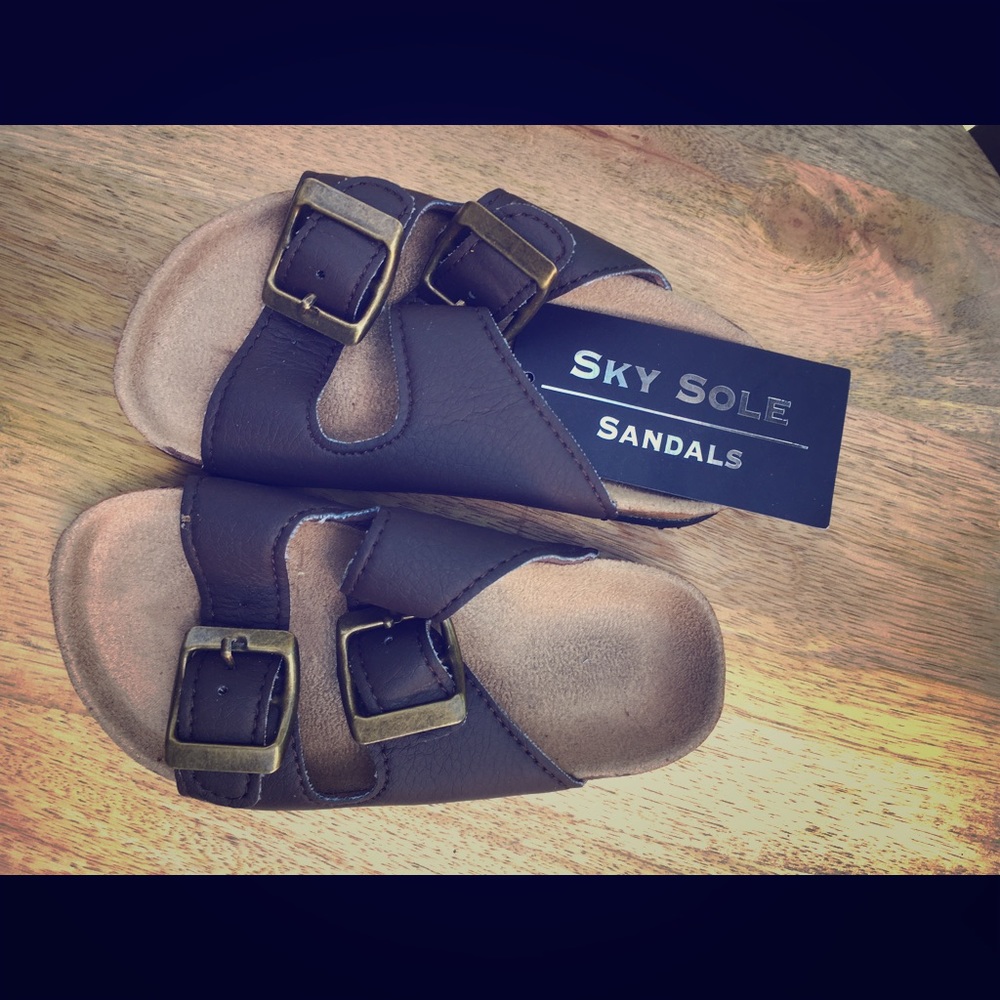 Toddler SM Sky Sole sandal with buckle