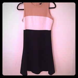 Zara Color Block Shift Dress