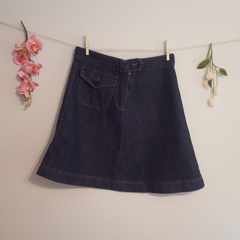 GAP 1969 flap pocket skirt