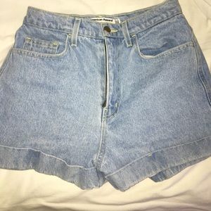 American Apparel Jean shorts