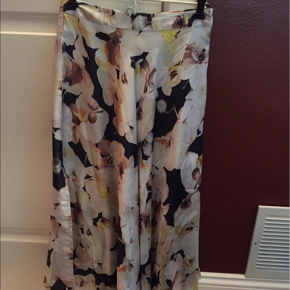 Asos orchid print skirt