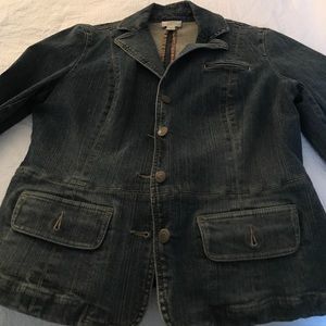 Ann Taylor loft denim blazer