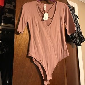 Blush pink bodysuit