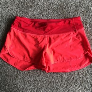 Lululemon Speed Shorts