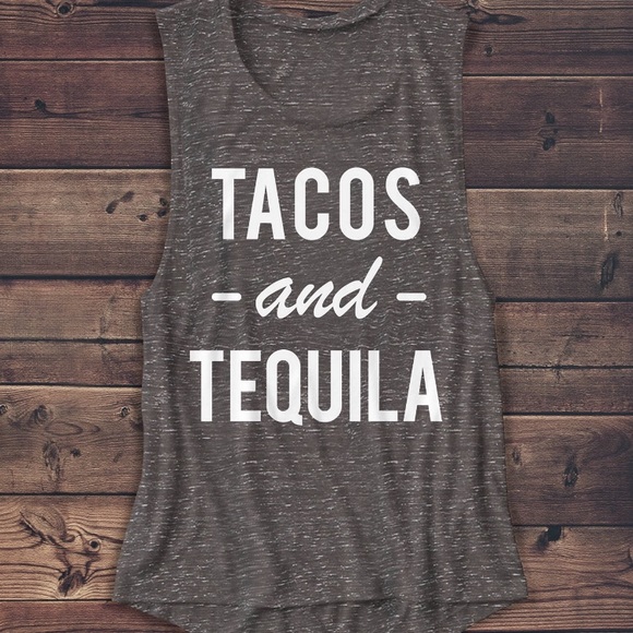 TACOS AND TEQUILA MUSCLE TEE - Picture 2 of 4