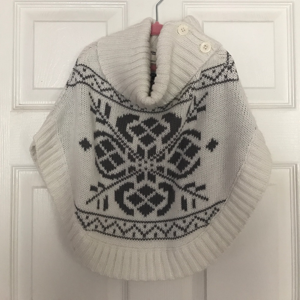 Genuine Kids by OshKosh toddler Poncho sz 2T