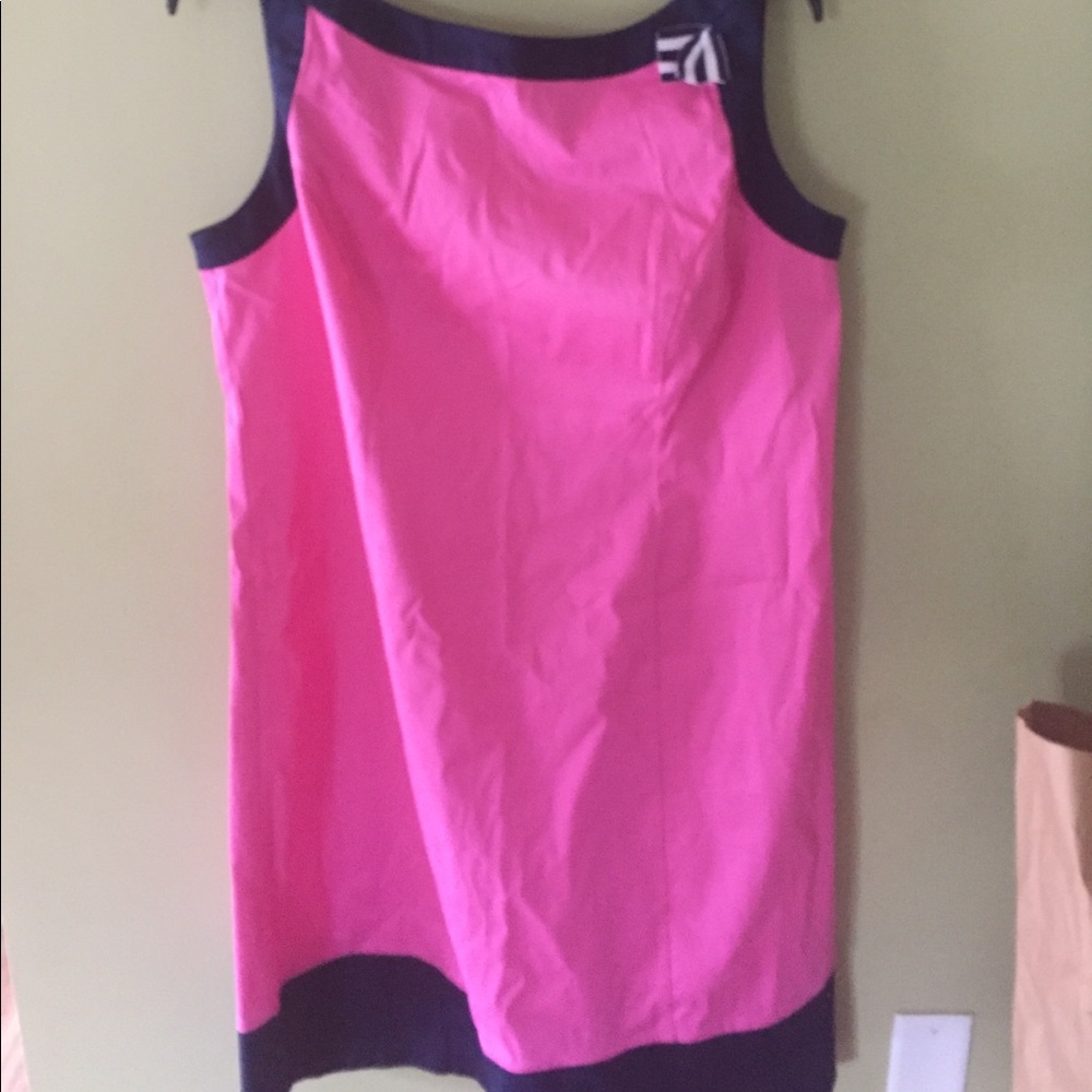 Pink & Navy tank dress