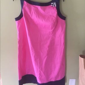 Pink & Navy tank dress