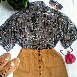 Button-Down BDG Skirt