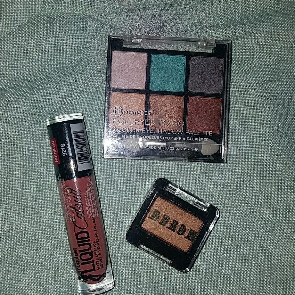 Buxom Eyeshadow & WnW Liquid Lipstick Lot