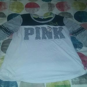 PINK By Victoria Secret Baseball Tee