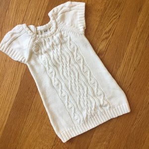 H&M ivory sweater dress