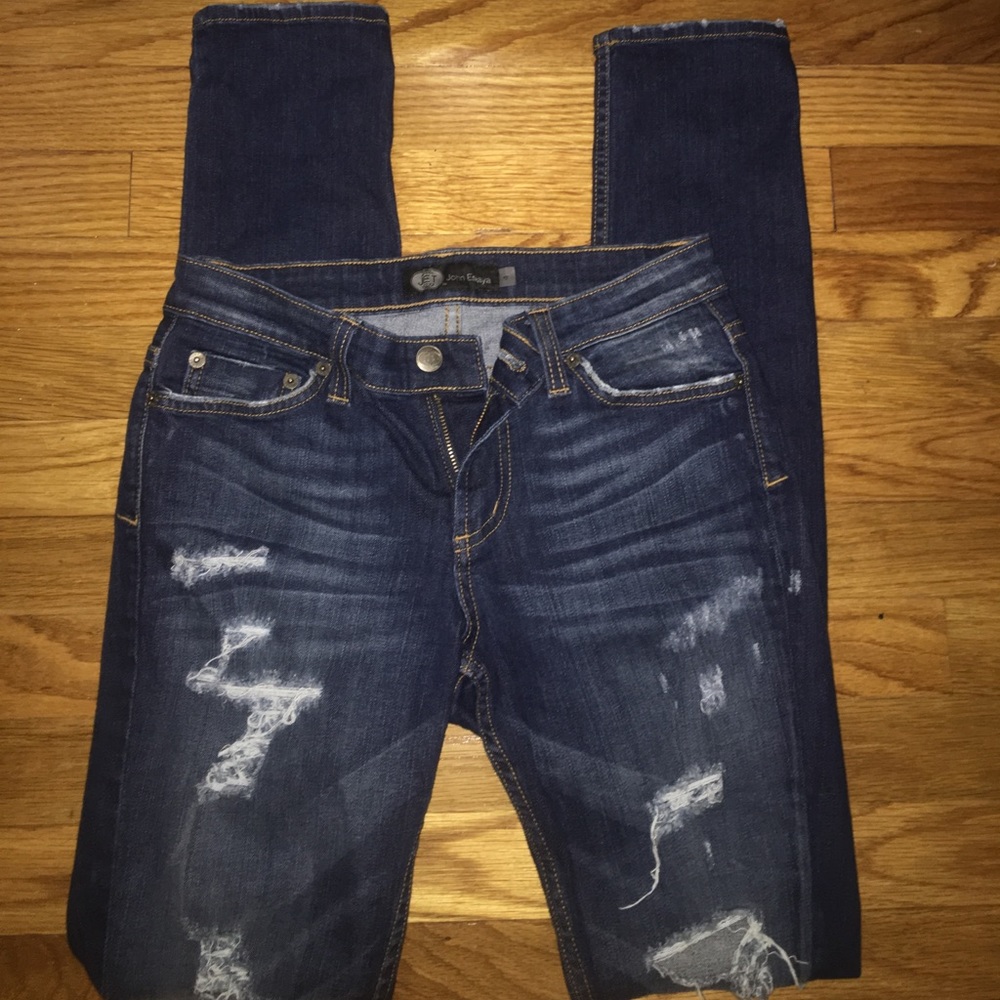 JET John Eshaya Distressed Blue Jeans Size 4
