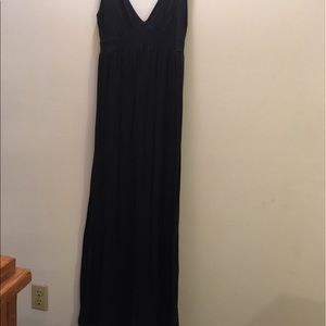 Gap black maxi dress