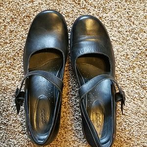 Ecco Mary Jane Sculptured Wedge