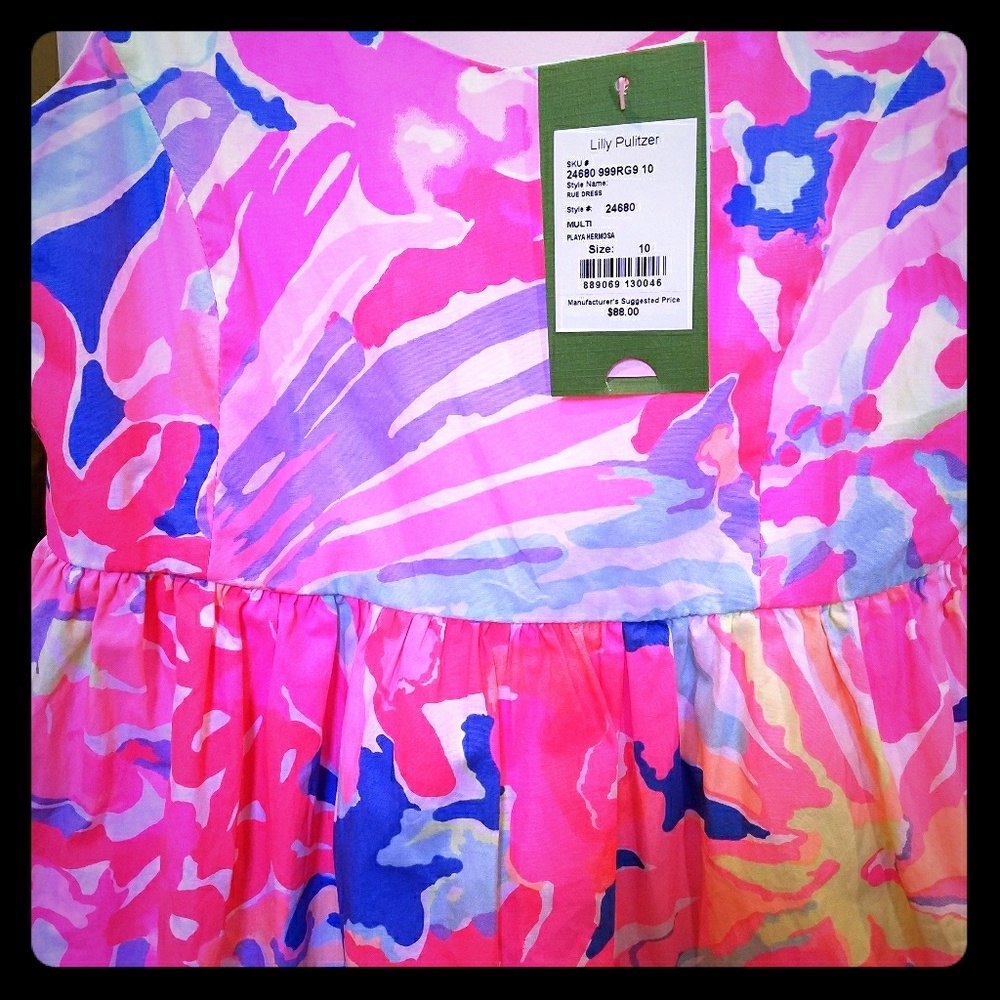 Lilly Pulitzer Rue Dress girl size 10