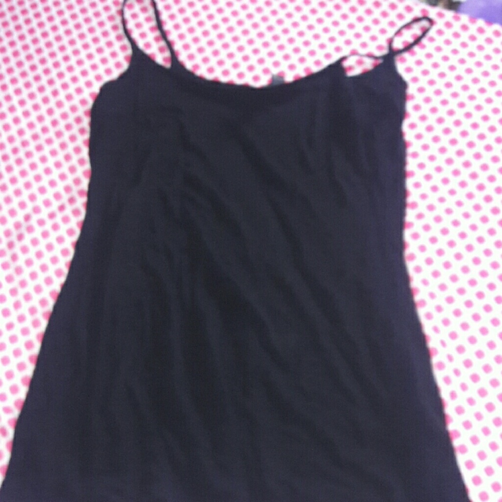 soft, black camisole