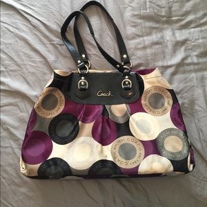 Purple Coach Bag