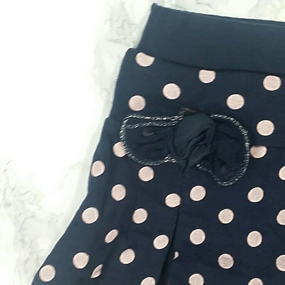 SALE***Navy blue pink polka dots skort.  Kids   :) - Picture 2 of 5