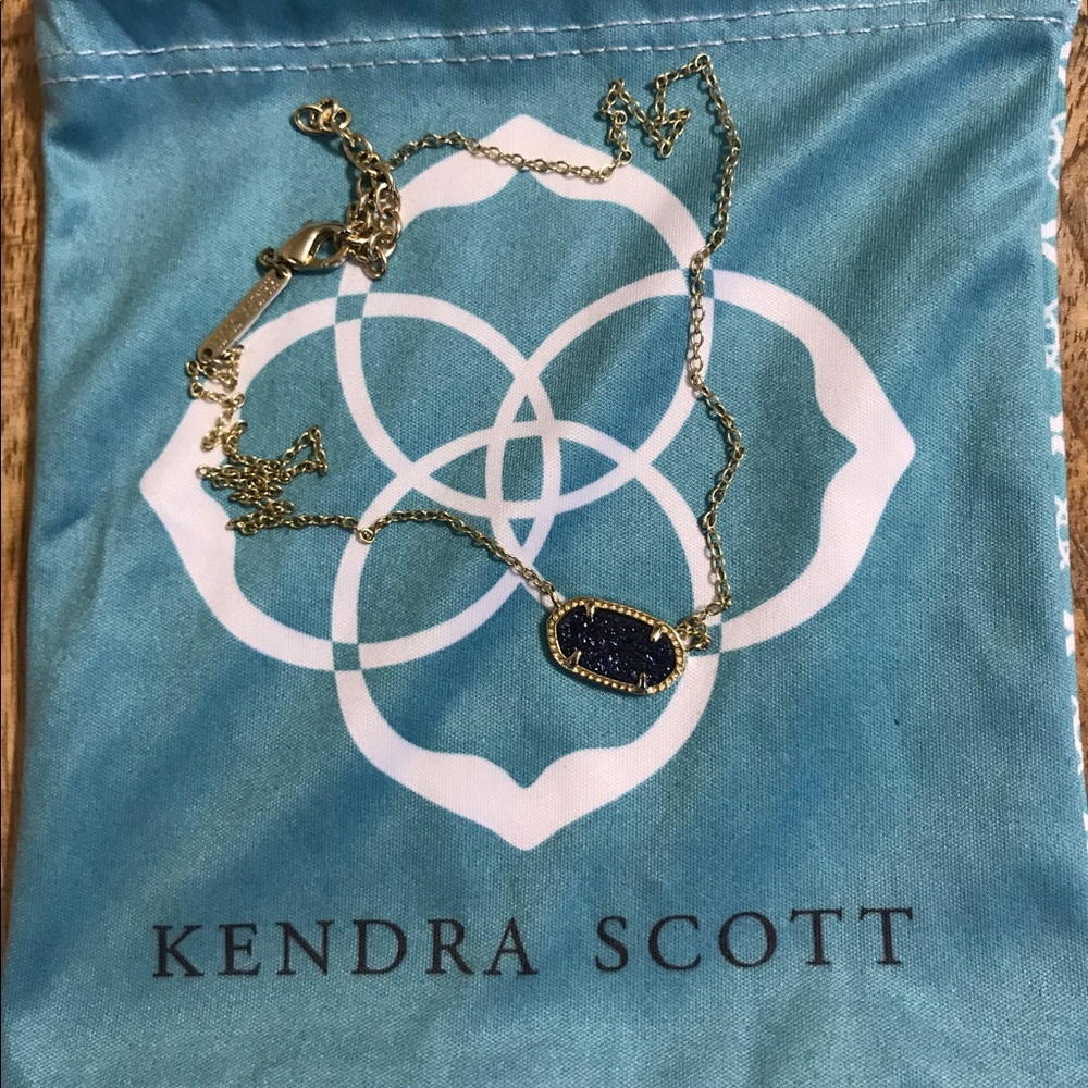 FLASH SALE🔥Kendra Scott Eliza Gold Necklace Druzy