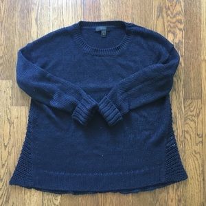 Jcrew 100% Linen Navy Sweater