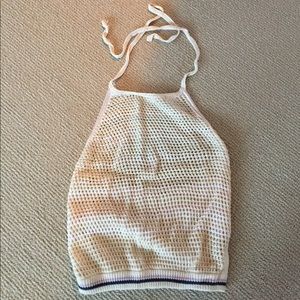Free People Halted Knit Top