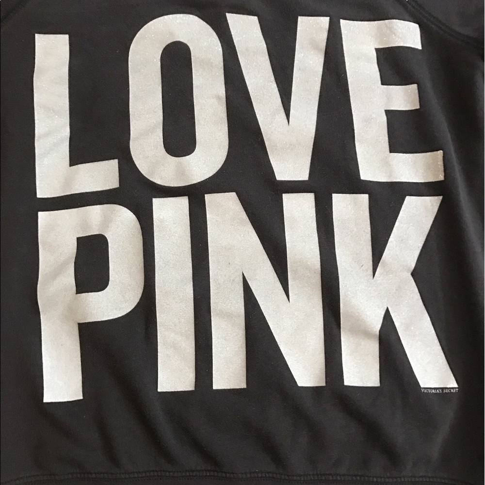 PINK by Victoria's Secret black sweatshirt xs/s