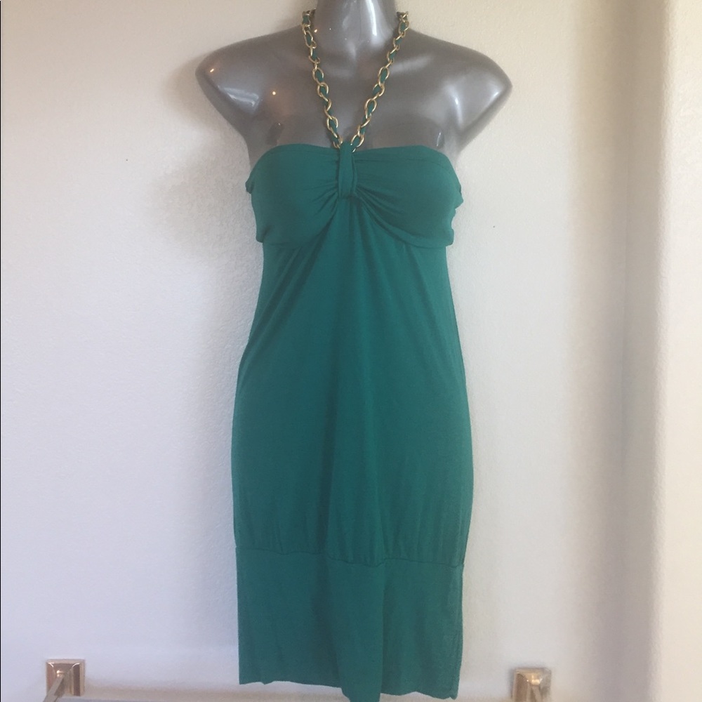 Guess halter mini dress size large