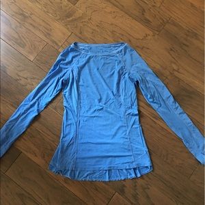 LuLuLemon Long Sleeve Top w/ Ruffle Detail