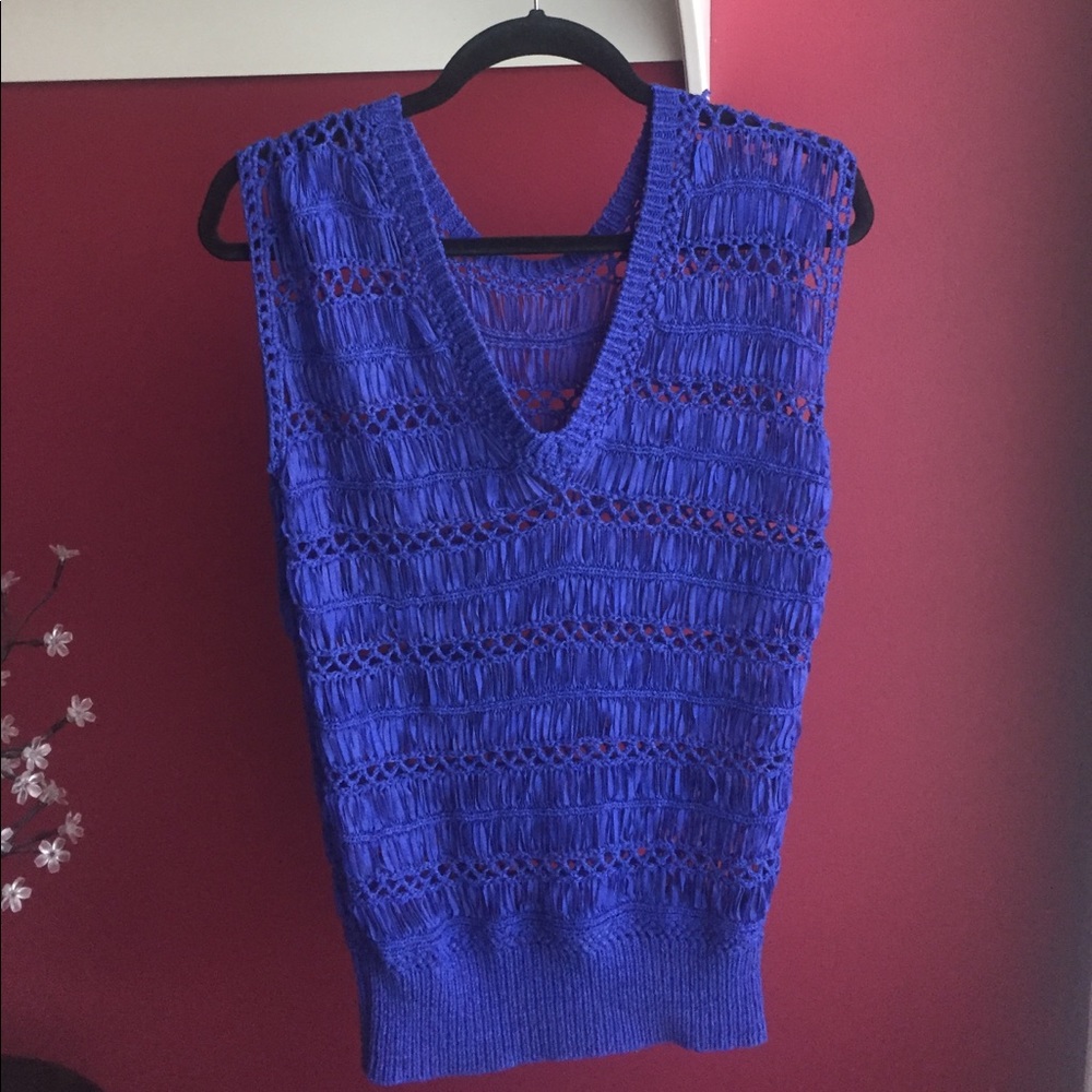 Armani exchange knit sweater - sleeveless