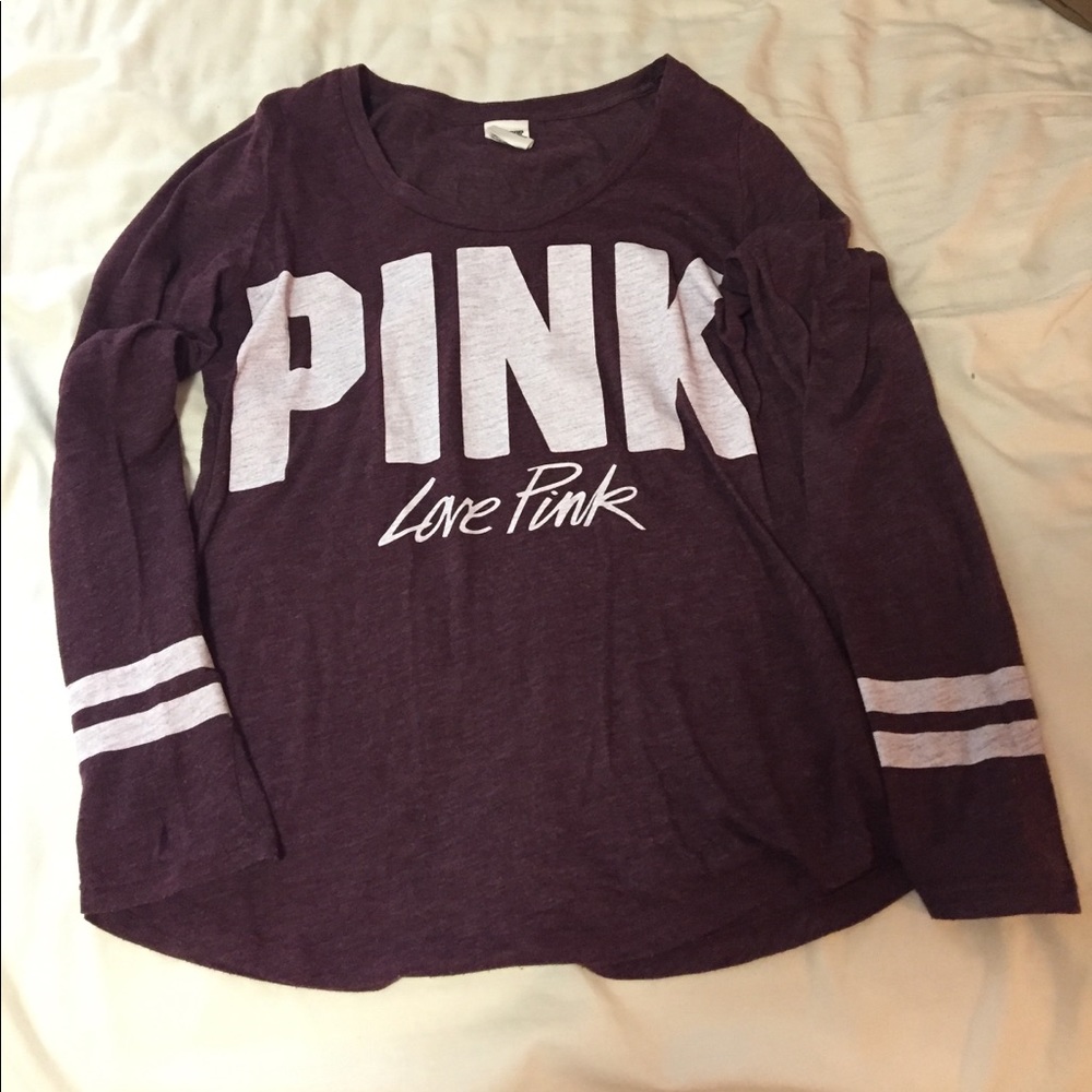 Pink long sleeve t shirt