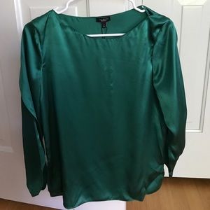 Talbots Emerald Green Blouse
