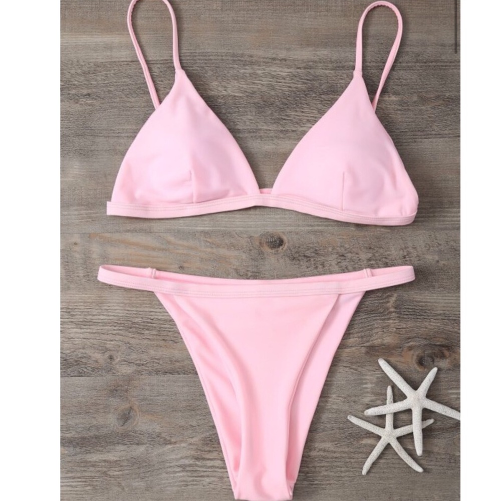 Low Waisted Spaghetti Strap Bikini