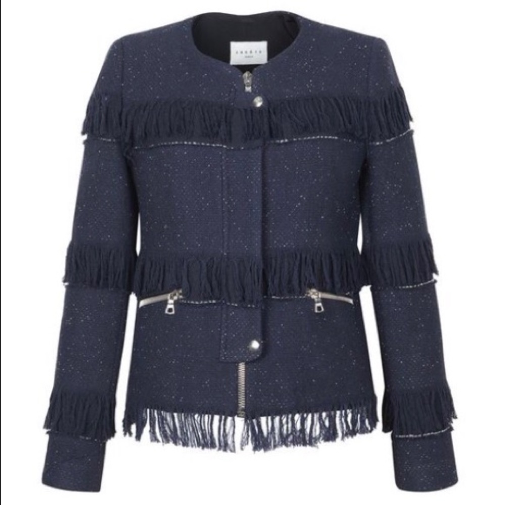 Sandro Paris Fringe Jacket