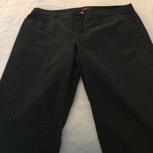 Navy/green checked RL