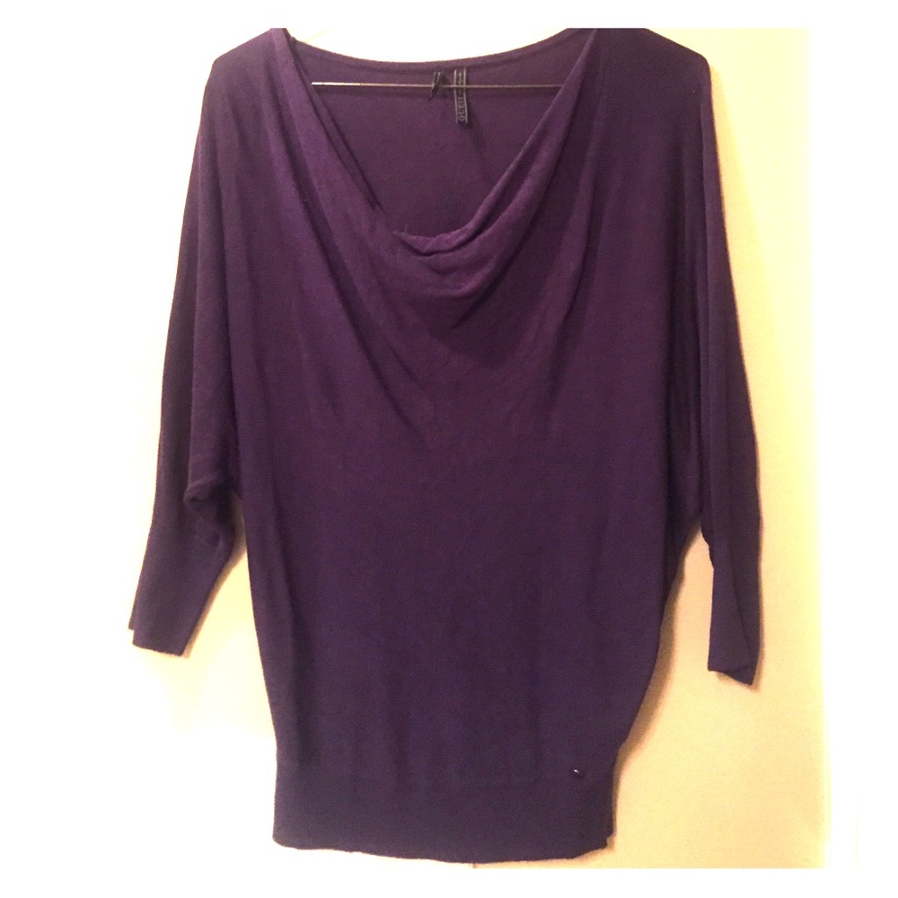 Guess brand purple sweater