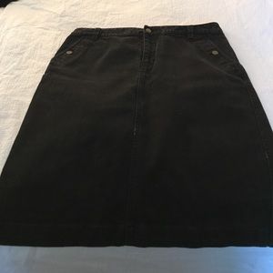 Ralph Lauren Black Denim Skirt
