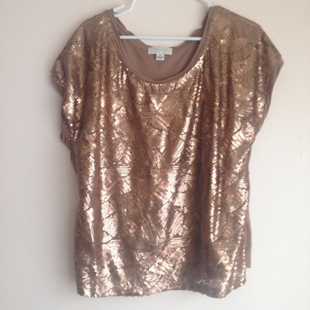 Forever 21 Sequined Top - Plus Size
