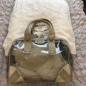 NWT Prada jelly smoke bag