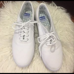 White classic Keds