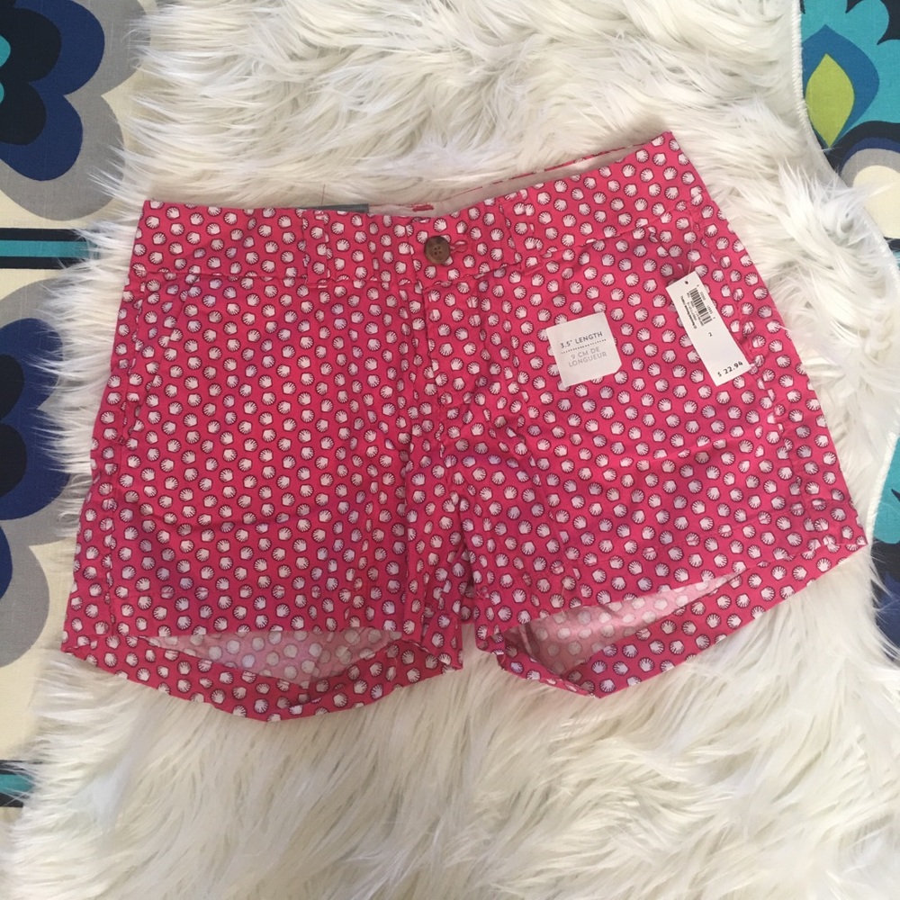 NWT Old Navy Pink Seashell Shorts, size 2