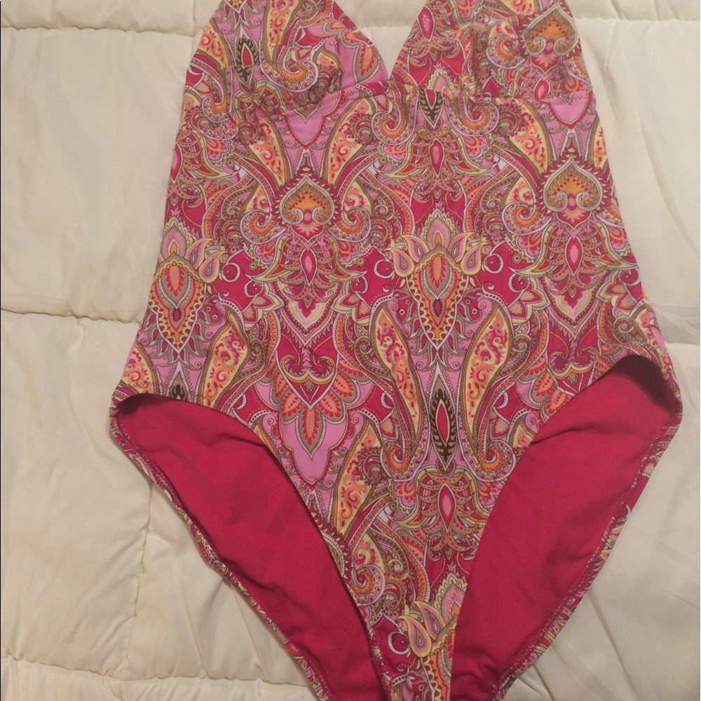 Halter top bathing suit