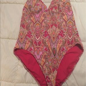 Halter top bathing suit